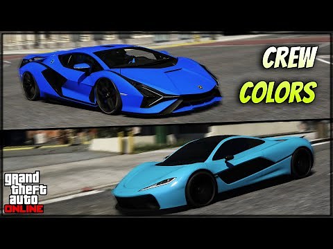 Best Custom Crew Colors in GTA 5 Online