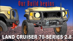 Troopy 2.8 Build Start — New Bull Bar Design