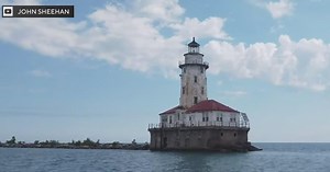 Group of boaters help the Chicago Harbor Lighthouse shine once more