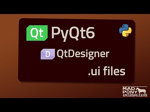 PyQt6 QtDesigner .ui files