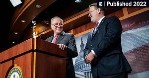 Schumer celebrates Senate Democrats’ larger majority.