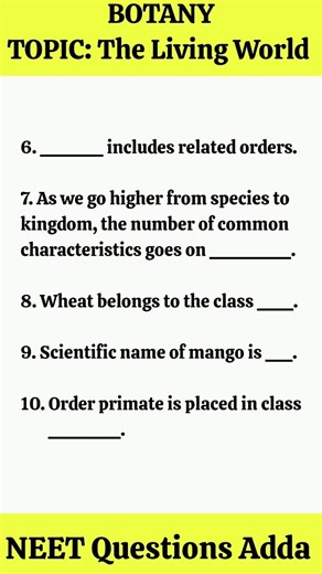 NEET Challenge🔥Drop your answers👇 | Check correct answers in description💫