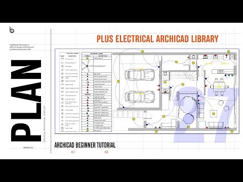 ArchiCAD 27 Electrical Drawing | Beginner Tutorial 2024