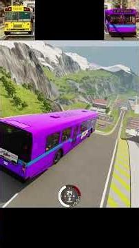 school bus vs passenger bus #shortvideo