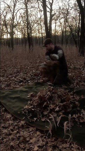 🍂 DIY Survival Leaf Mattress – Sleep Cozy and Warm in the Woods! 🌿