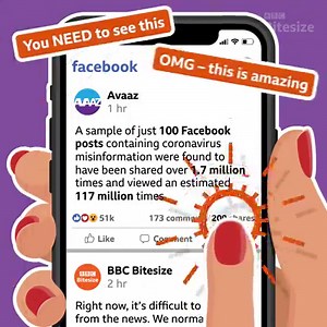 17K views · 46 reactions | Are you worried about your child seeing fake news about coronavirus? Head to BBC Bitesize for tips, for you and your child, on how to spot fake news online. #FactOrFake | BBC | Facebook