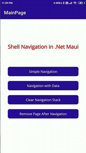 Shell Navigation in .Net Maui #maui #xamarin #xamarinforms #programming #shorts