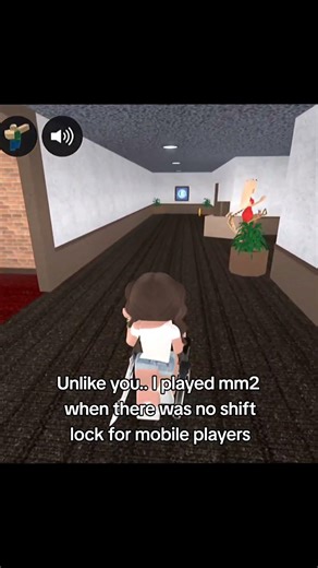 Back when MM2 mobile didn’t have shift lock...