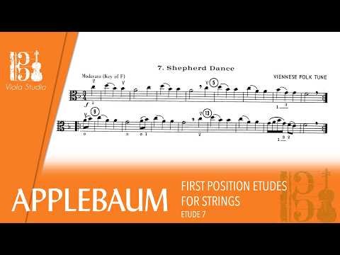 APPLEBAUM | First Position Etudes for Strings - ETUDE 7