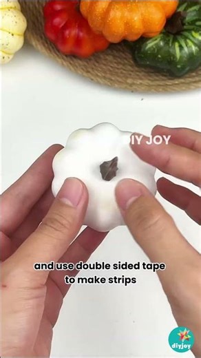 The CUTEST Fall Decor You'll See! Mini Pumpkins + Fabric Scraps DIY