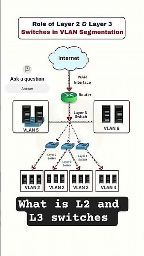 What is L2 and L3 Switches #networking #aci #linux #windows #datacenter