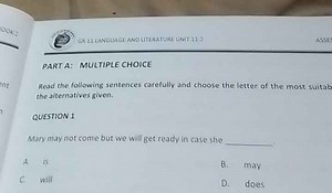 GR 11 LANGUAGE AND LITERATURE UNIT 11.2ASSEPART A: MULTIPLE ... | Filo