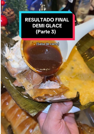Resultado final de Demi Glace: receta de cocina