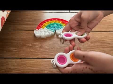 🌈Fidget hauuul popits and simple dimples 🌈