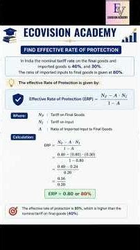EFFECTIVE RATE OF PROTECTION NUMERICAL