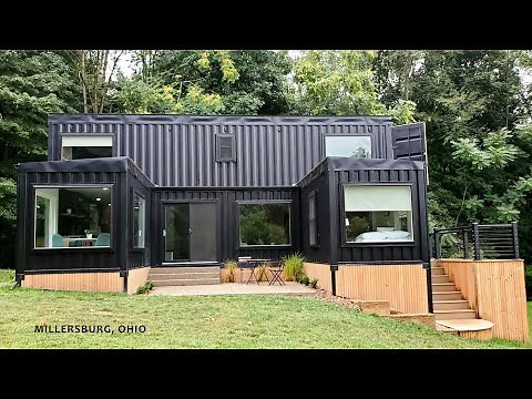 Woodside Container Home in Millersburg, Ohio, USA