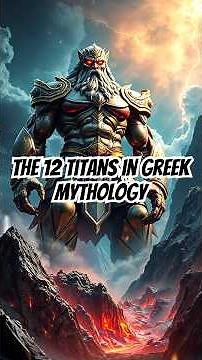 The 12 Titans In Greek Mythology! 🏛️