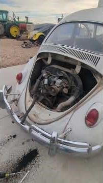 barn find the first start in 30 years #vwbug #firststart #barnfind #engine #mechanic