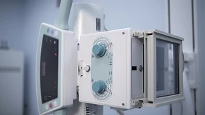 Control Panel and Lens of Hospital Xray Machine