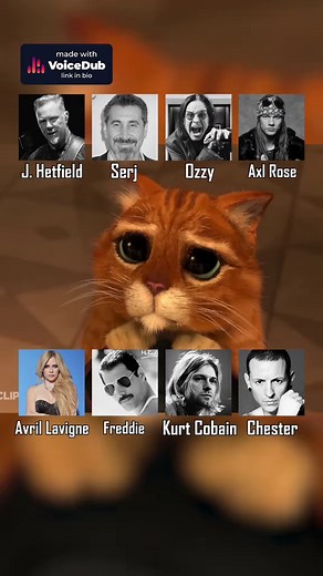 Song 2 - AI cover with James Hetfield, Serj Tankian, Ozzy Osbourne, Axl Rose, Avril Lavigne, Freddie Mercury, Kurt Cobain, and Chester Bennington #jameshetfield #metallica #chesterbennington #linkinpark #ozzyosbourne