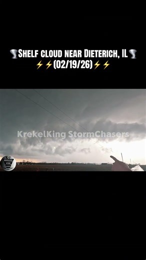 Shelf cloud timelapse