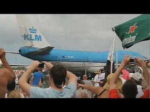 747 Takeoff St Maarten Maho Beach (1080p)