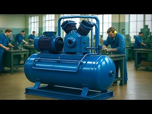 Inside the Factory: Air Compressor Manufacturing Process From Raw Material to Finish Tank
