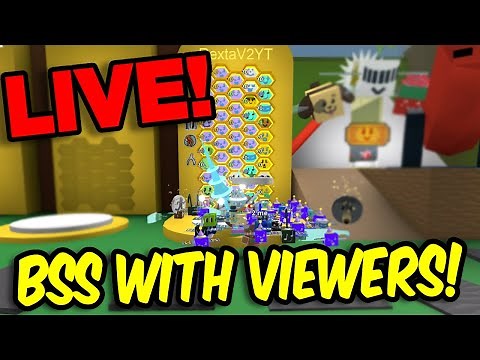 LIVE | Bee Swarm Simulator Stream | Playing with viewers