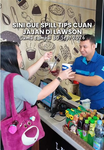 Jajan di @Lawson Indonesia sekarang makin cuan! 🤑✨ 💸 Belanja min. Rp35.000 → dapat Cashback Rp10.000! 📅 Periode: 1–30 September 2026 📍 Berlaku di seluruh store Lawson 🚫 Tidak berlaku untuk rokok, pulsa & susu bayi Gue sekalian cobain Oden Kyoto MontBlue Coffee, jadi bisa jajan sambil cashback-an 🤭🍢☕ Jangan lupa buka aplikasi My Lawson sebelum transaksi buat cek e-receipt cashback-nya! #LawsonIndonesia #LawsonPromo #CashbackLawson #JajanDiLawson #Mevisun