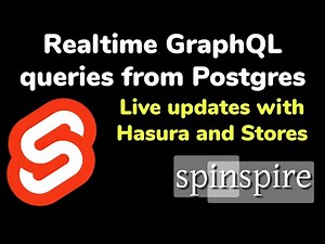 live code: Svelte app showing realtime Postgres data changes (GraphQL subscriptions)