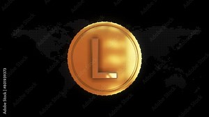 Golden Honduran lempira Currency symbol golden Honduran lempira currency sign