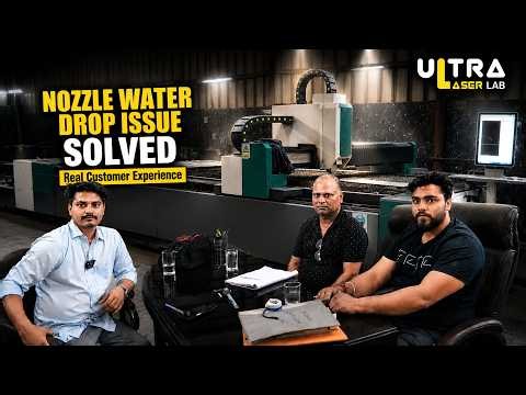 Fiber Laser Water Leak Problem from cutting head Solved | Real Customer Experience | laser cutting