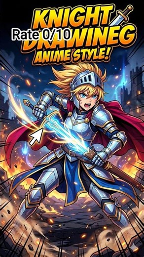 The Golden Knight | Realistic Armor Drawing Process#knight @LilJholaOfficial