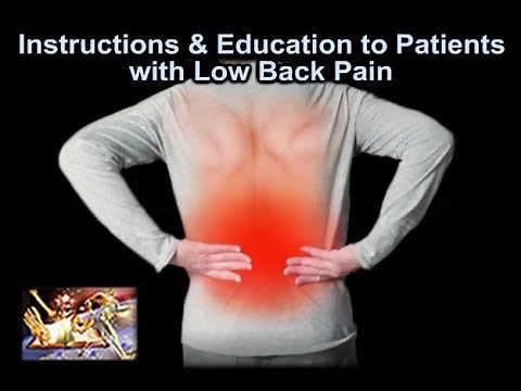 Low Back Pain what do you tell your patients -Everything You Need To Know -Dr. Nabil Ebraheim