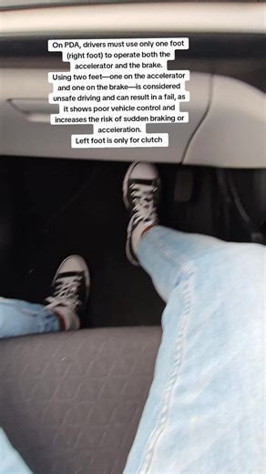 Essential Driving Lesson: One-Foot Operation Techniques