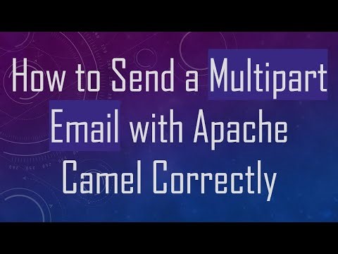How to Send a Multipart Email with Apache Camel Correctly