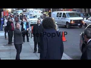 Howard Stern and Beth Ostrosky at the 'Late Show with Dav...