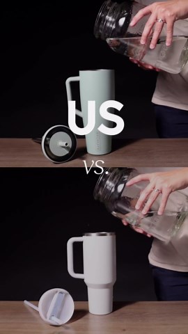 BrüMate Era 40 oz Tumbler with Handle and Straw | 100% Leakproof Insulated Water Bottle Tumbler with Lid and Flexible SoftSip Straw | Made of Stainless Steel | Cup Holder Friendly | 40oz (Mist)