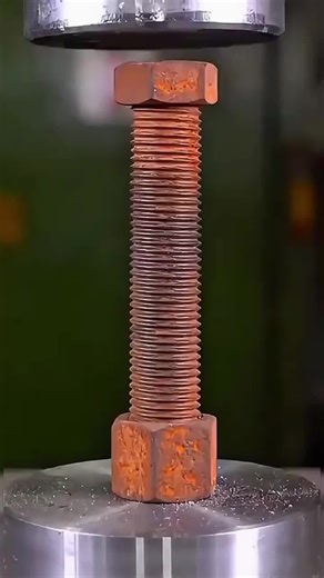 Hydraulic Press Machine vs. Bolt: A Shocking Outcome