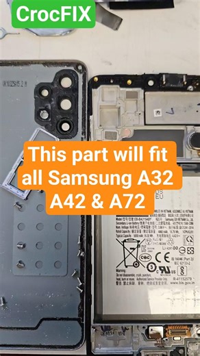 Is this part the same on Samsung A32, A42 and A72?