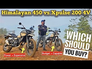 2024 Himalayan 450 VS Hero Xpulse 200 4V - Honest & Practical Comparison | Should You Save Money ?