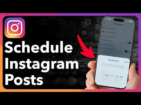 How To Schedule Instagram Posts