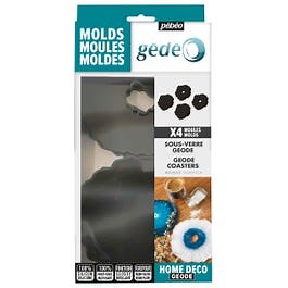 Gedeo Geode Coaster Moulds 4 Units