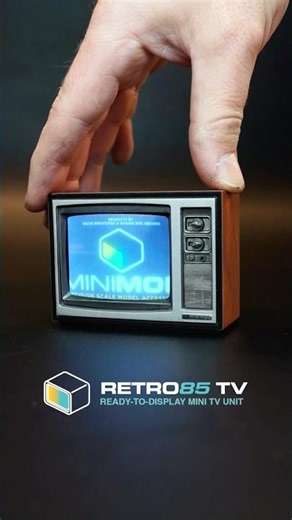New launch! MINI MOD miniature working TVs now on pre-order!