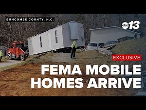 FEMA trailers arrive in Buncombe County