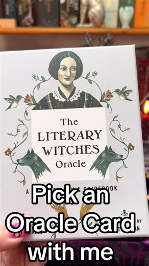 In honor of International Women’s Day tomorrow, I picked a card from The Literary Witches Oracle deck. What does this card mean to you? #internationalwomensday #witch #oracle #author #tarot