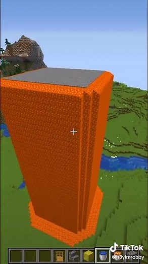 Easy Minecraft Tower #shorts
