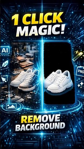 Remove Any Photo Background in 1 Click 🤯 FREE AI Tool #shorts