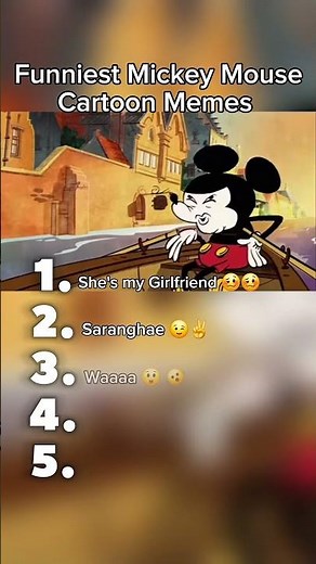 Funniest Mickey Mouse Cartoon Memes 😆🐭 (no.4 will make you laugh 😂!!)