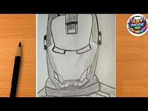 Step-by-Step Iron Man Drawing Tutorial for Beginners 🔥